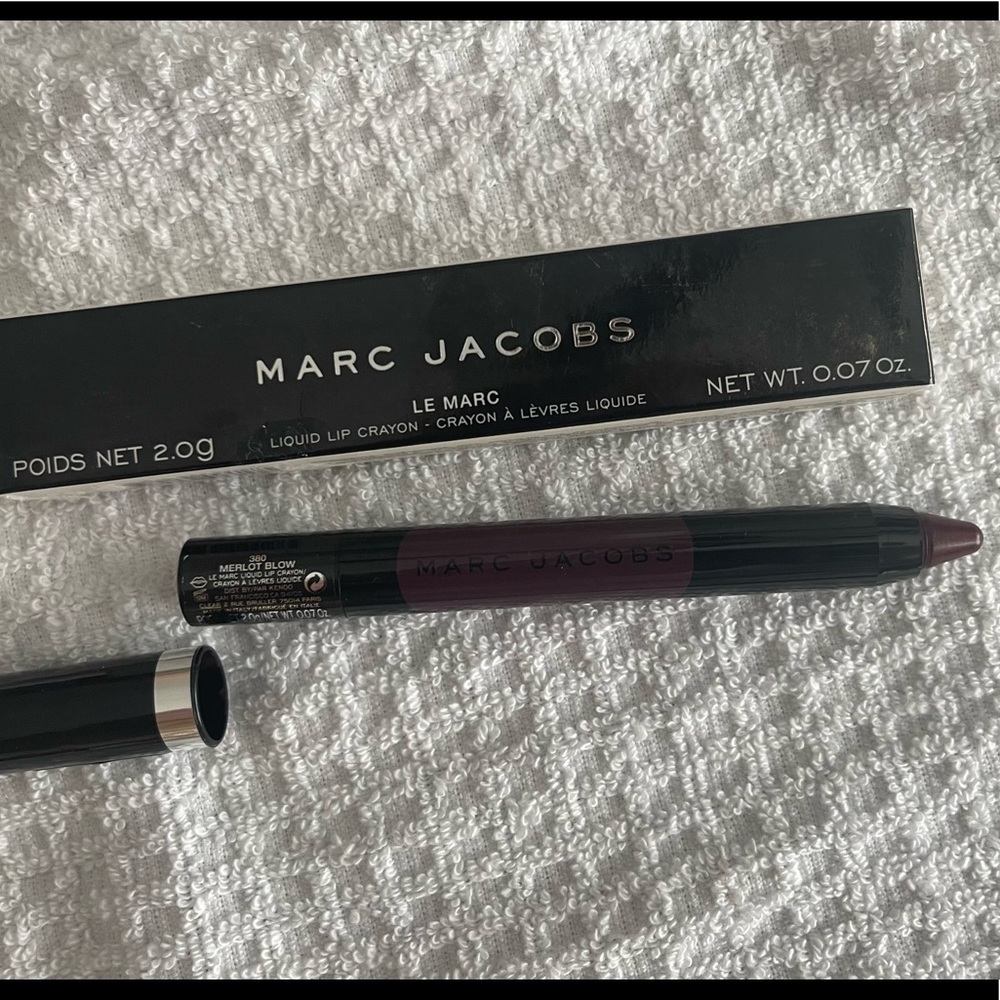 Marc Jacobs Le Marc Liquid Lipstick Crayon in MERLOT BLOW